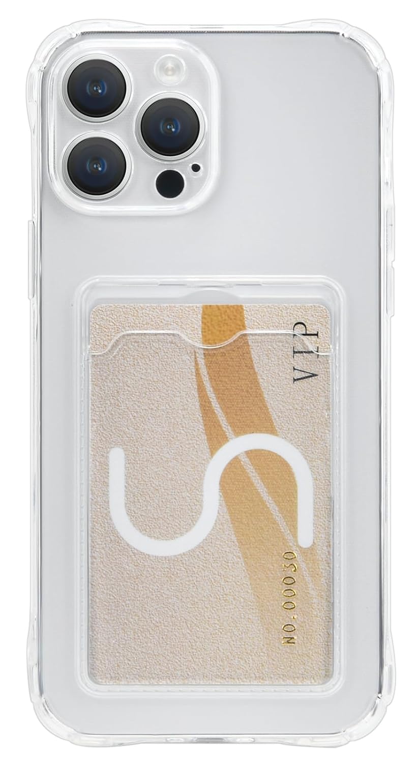 Clear Case With Protective Card Slot Wallet Case For iPhone