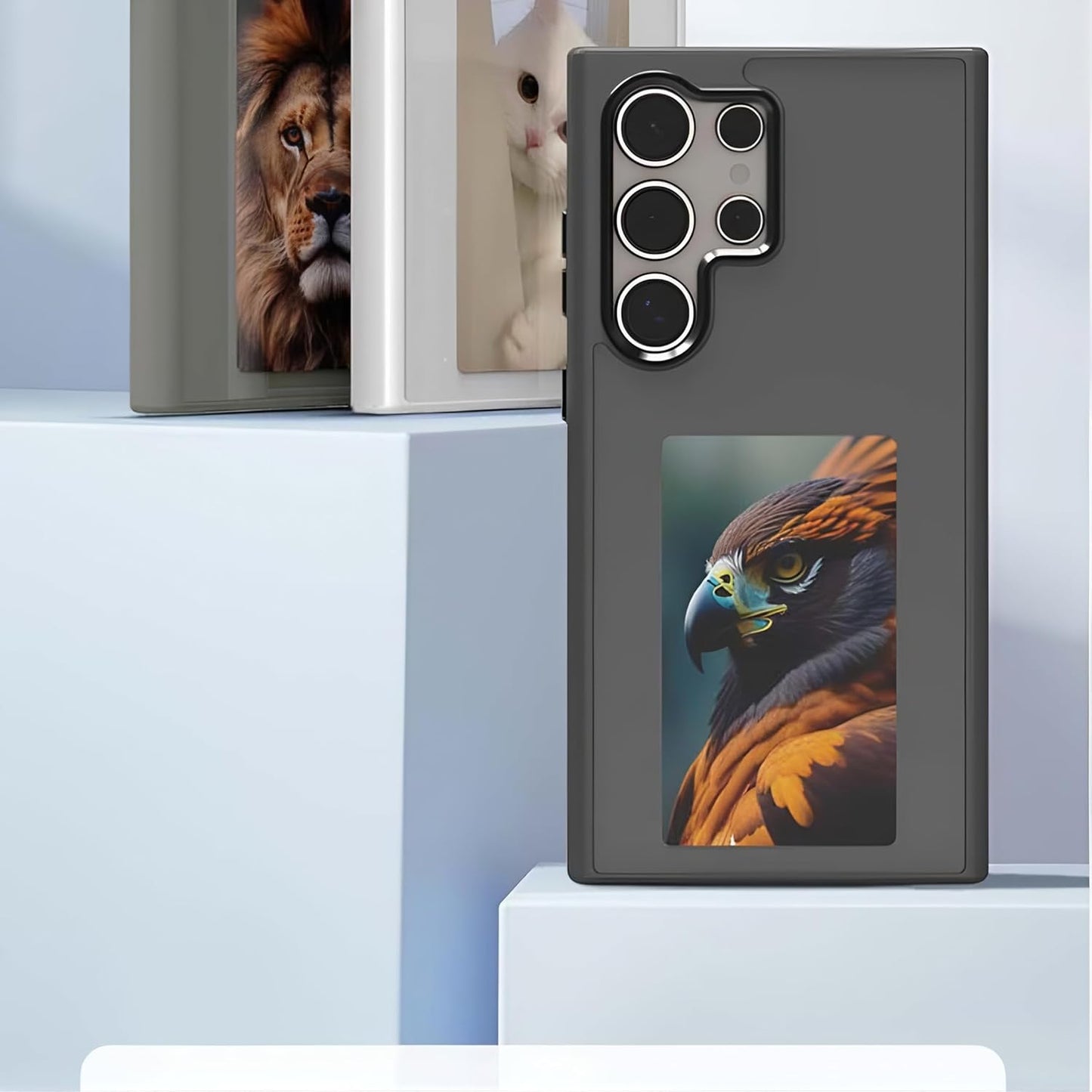 Luxury NFC Smart E-Ink Case For Samsung S Series