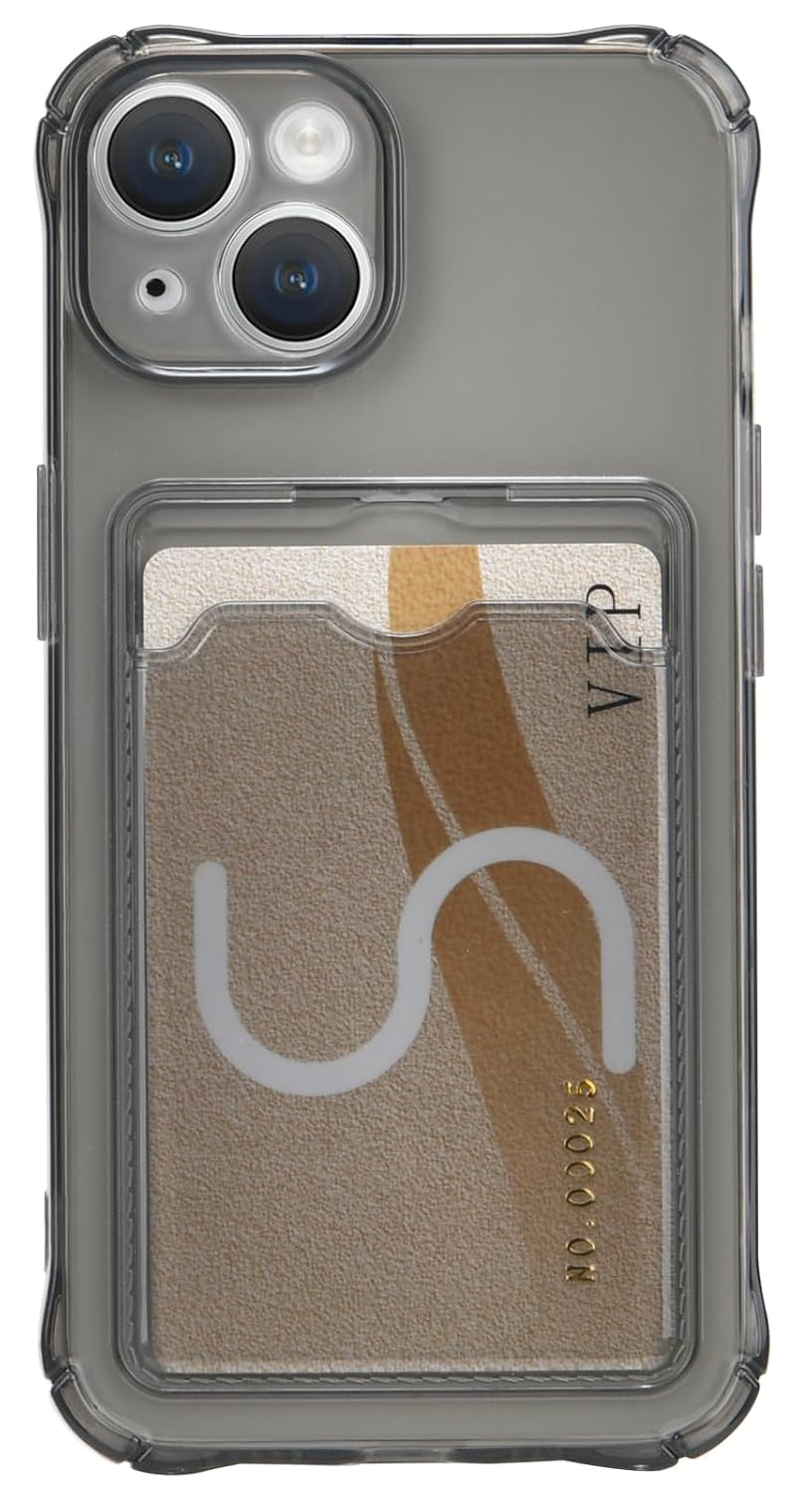Clear Case With Protective Card Slot Wallet Case For iPhone
