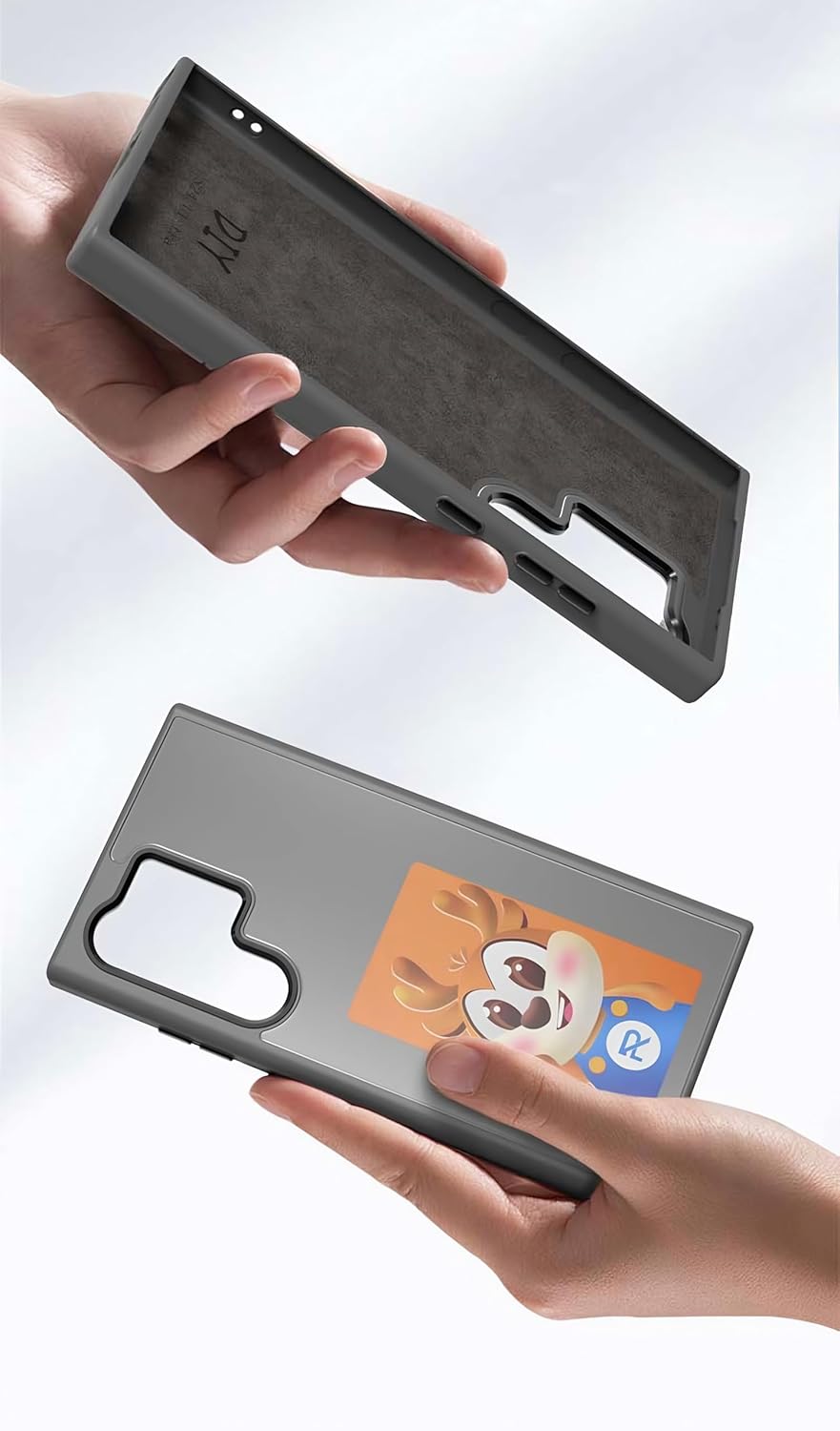 Luxury NFC Smart E-Ink Case For Samsung S Series