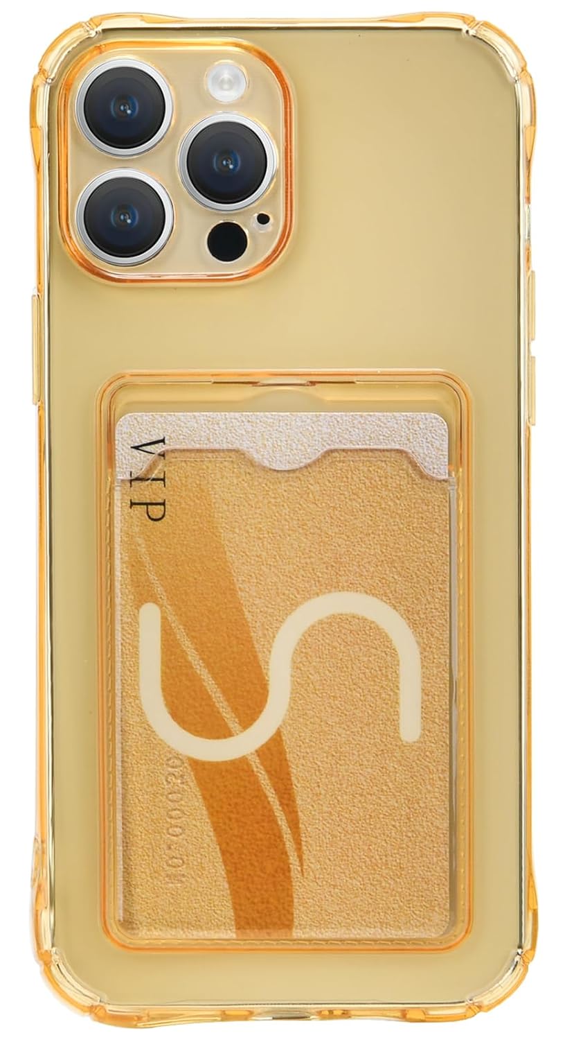 Clear Case With Protective Card Slot Wallet Case For iPhone