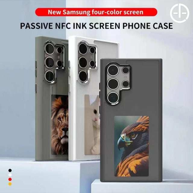 Luxury NFC Smart E-Ink Case For Samsung S Series