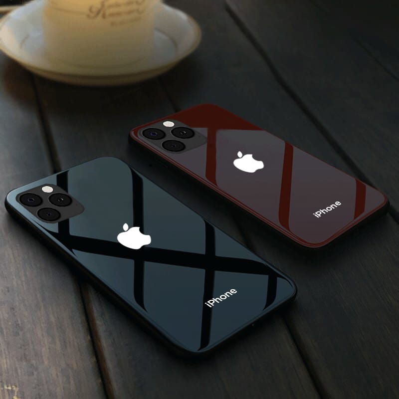 LED Logo Glass Back Case - iPhone