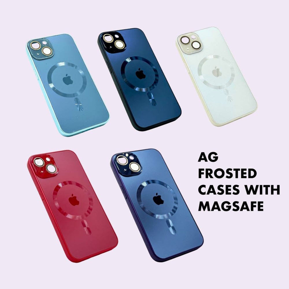 New AG Frosted MagSafe Case with Camera Lens Protection