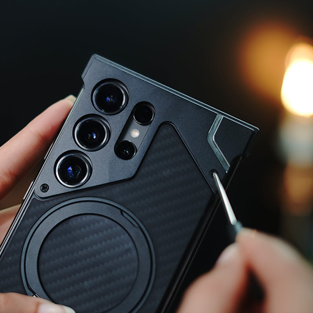 Reinforced Carbon Fiber Armor Case - Samsung