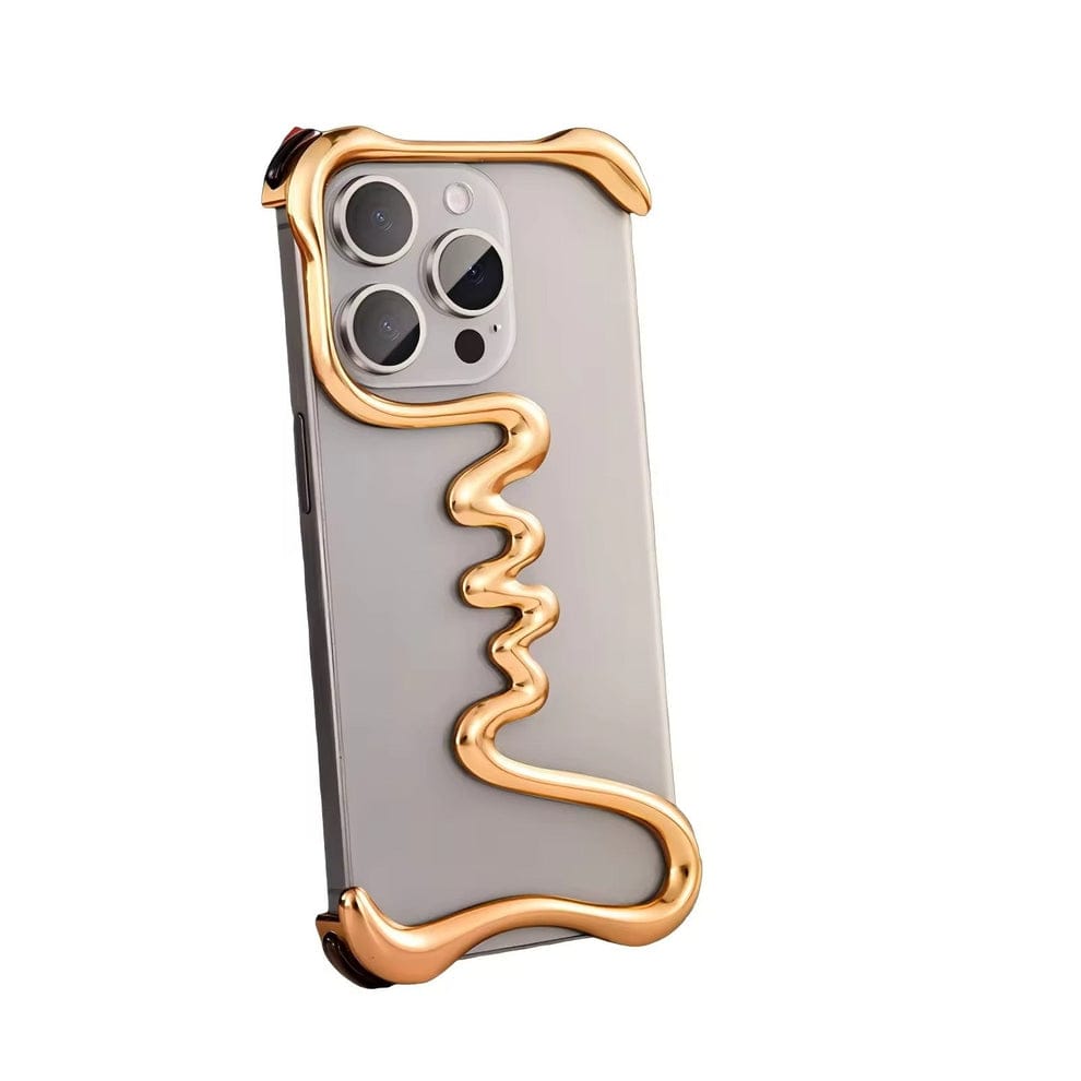 Luxury iPhone Case with One Line Minimalist Design For iPhone