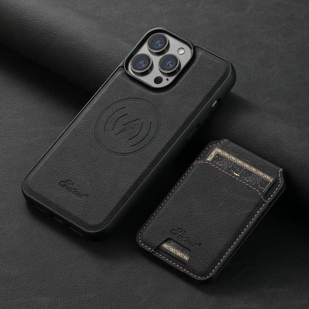 Premium Leather Magsafe Wallet Case for iPhone