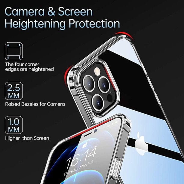 Minimal Ultra Thin Clear Non Yellowing Shockproof Case For iPhone