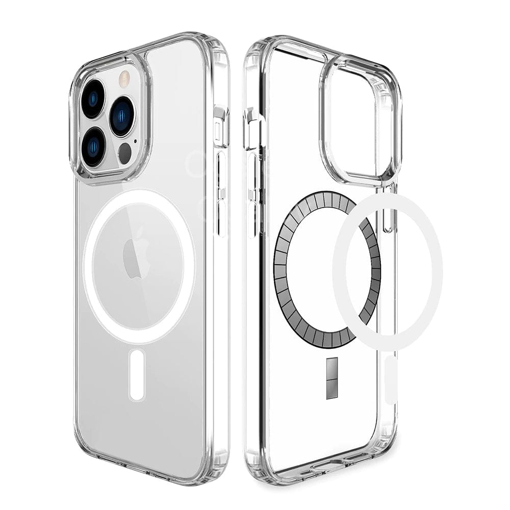 Magsafe Clear Non Yellowing Shockproof Case For iPhone