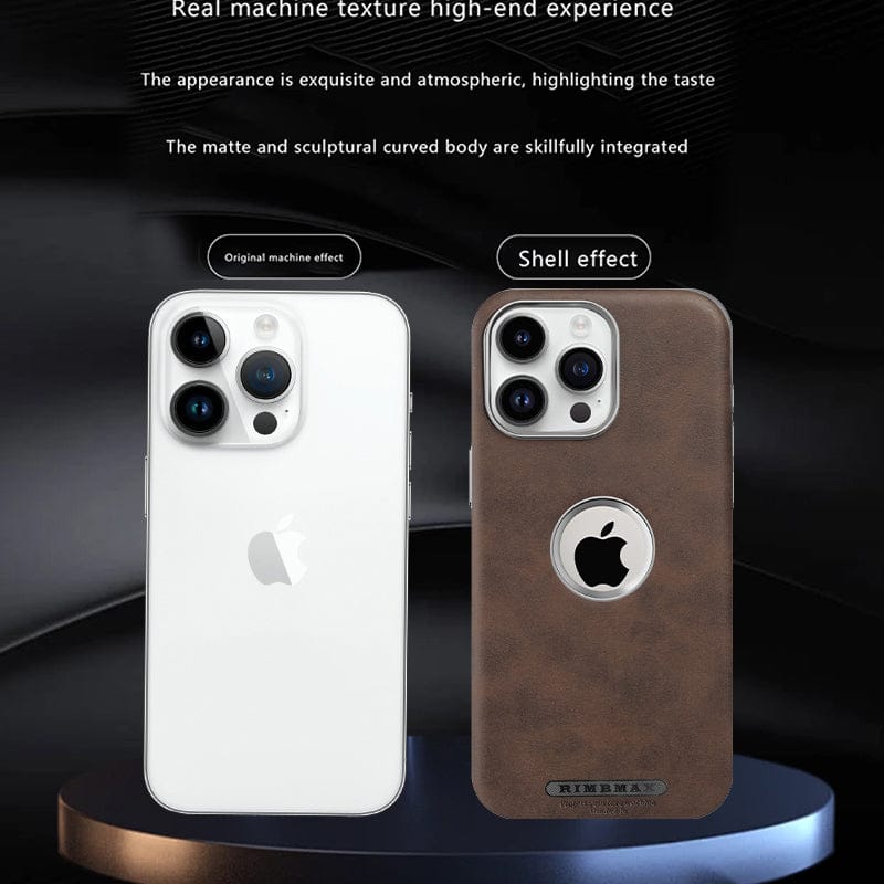 Pack Of 3 Leather Edge Logo Case - iPhone