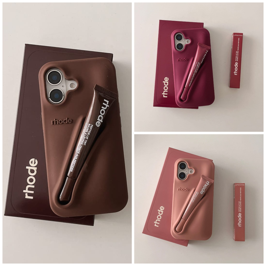 (Pack Of 3) 3D Silicon Lip Gloss Phone Case for iPhone