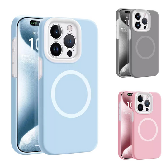 (Pack Of 3) iPhone Jelly Silicone MagSafe Case - Sea Blue