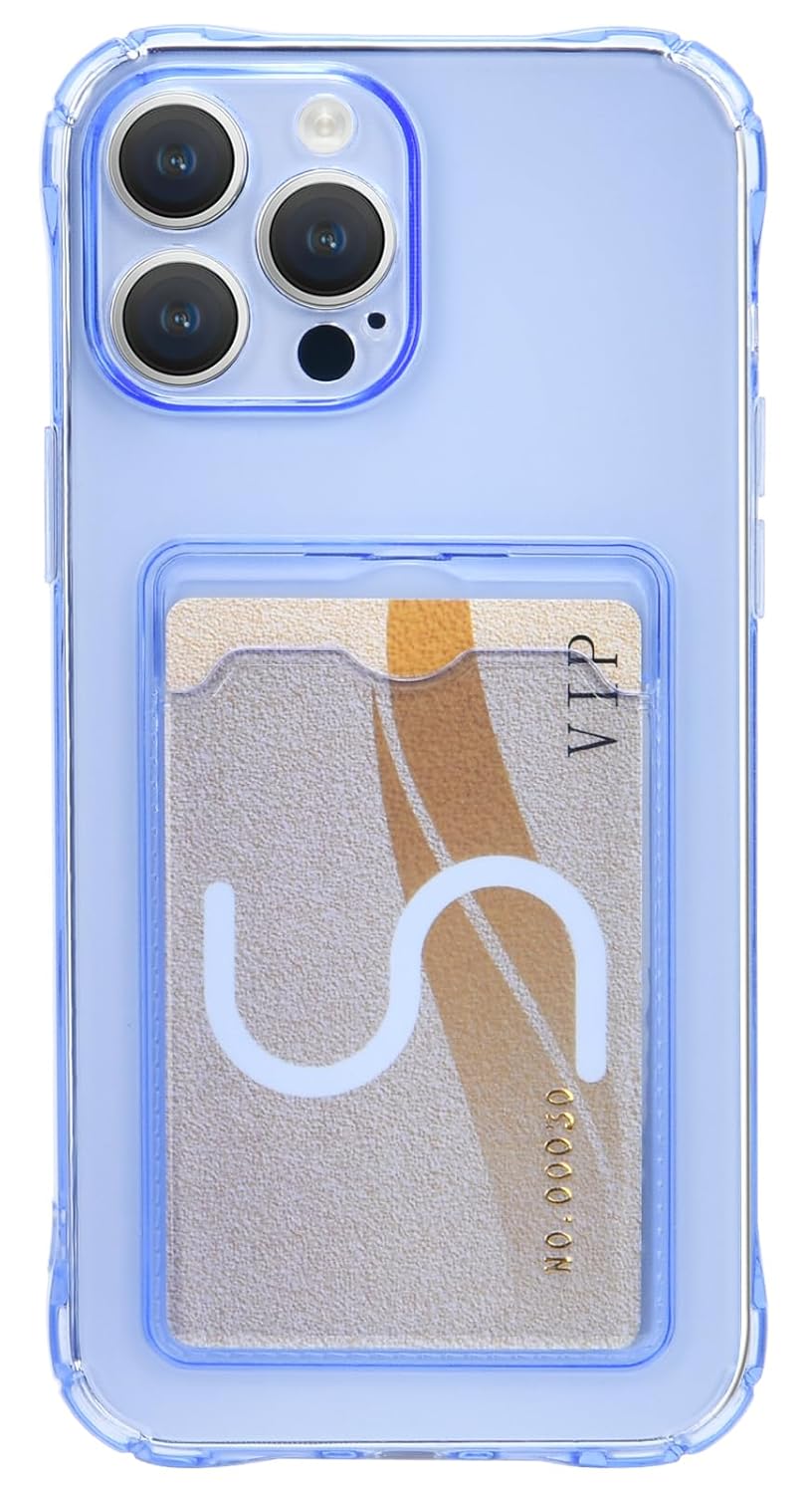 Clear Case With Protective Card Slot Wallet Case For iPhone