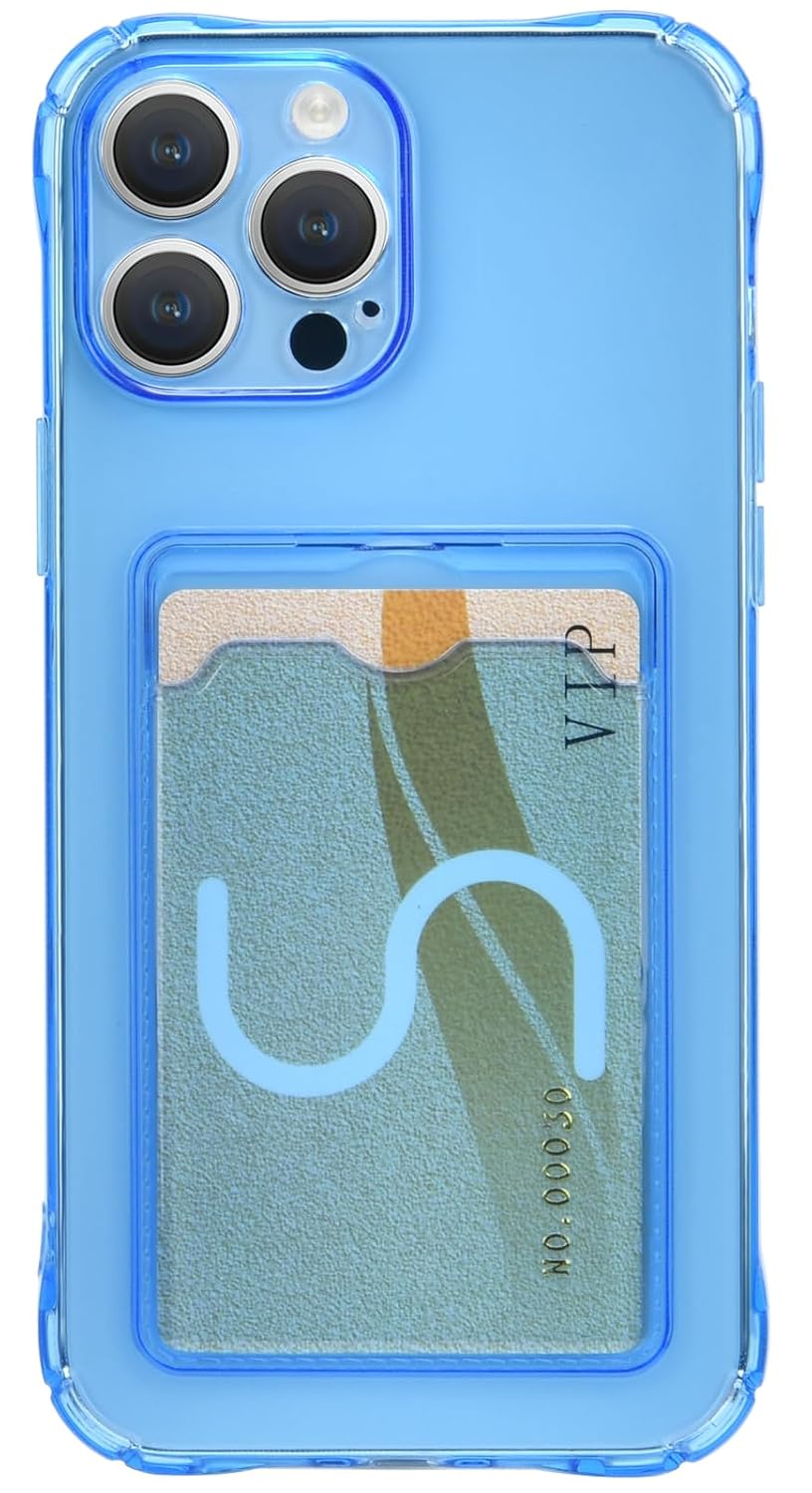 Clear Case With Protective Card Slot Wallet Case For iPhone