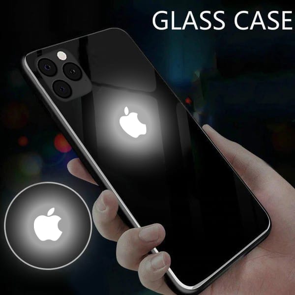 LED Logo Glass Back Case - iPhone