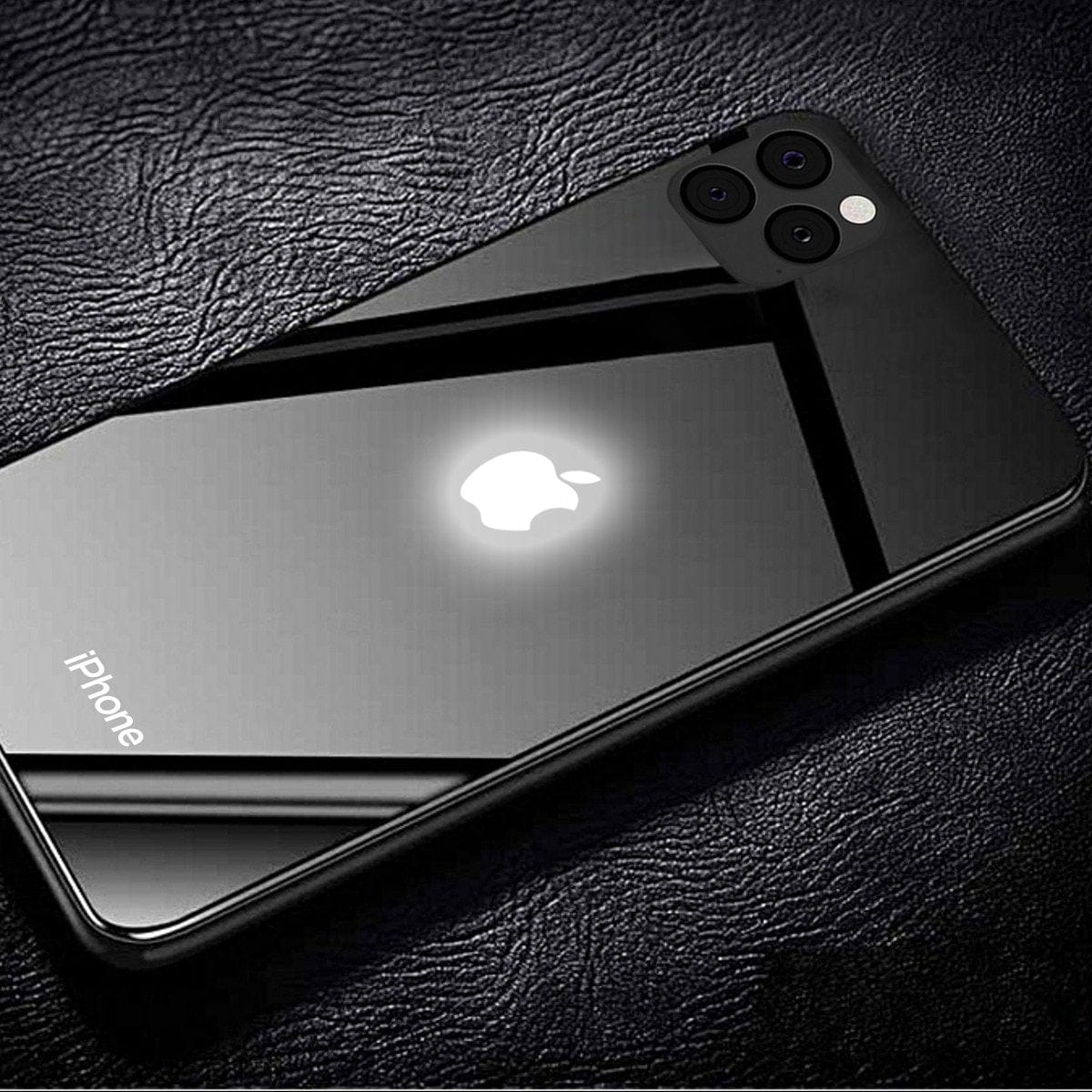 LED Logo Glass Back Case - iPhone