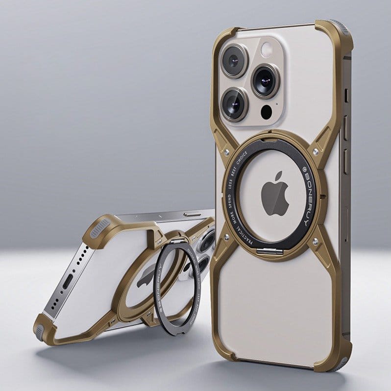 Titanium Frameless Cooling Bracket Case - iPhone