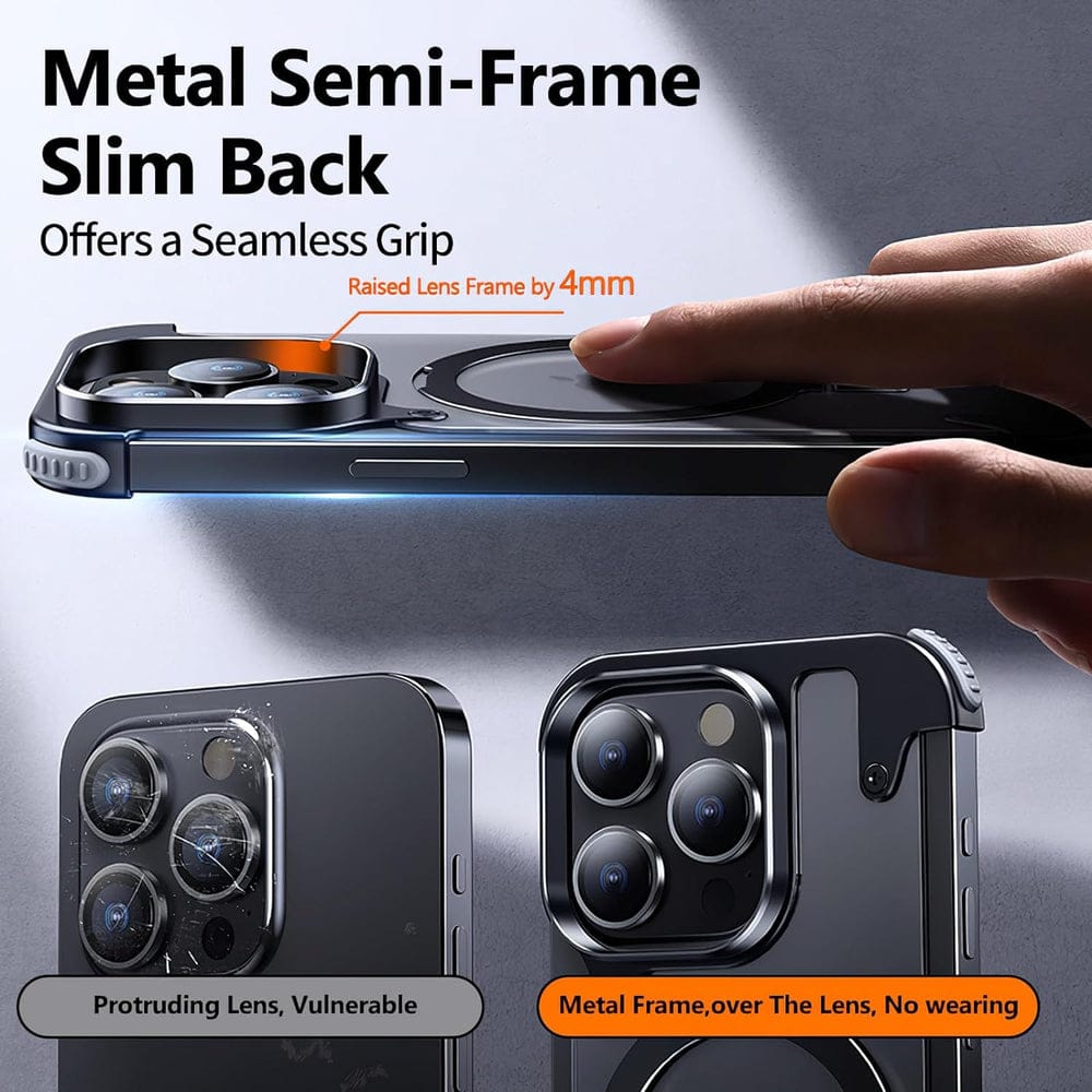 Frameless Armoured Case with Kickstand