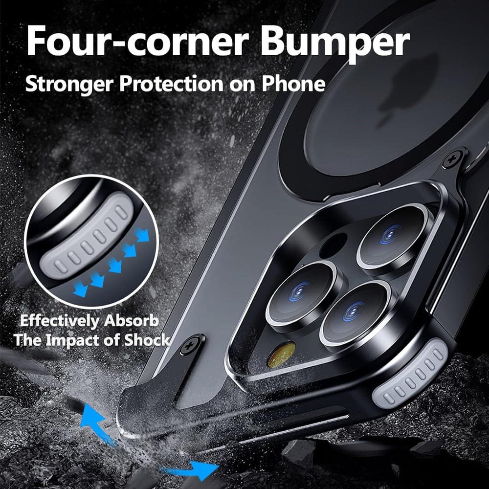 Frameless Armoured Case with Kickstand