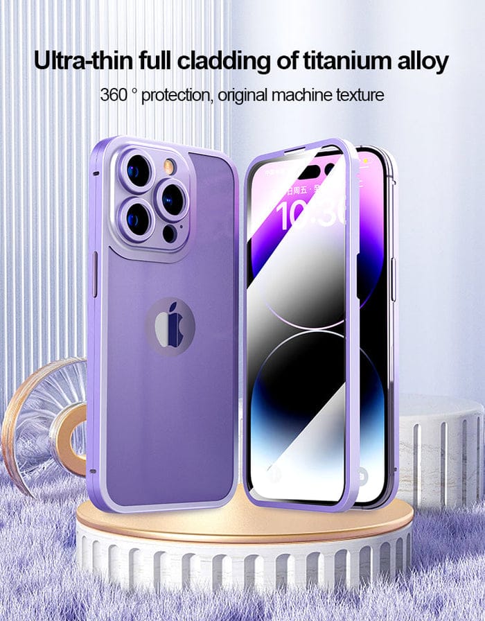 Titanium Alloy Ultra Thin Metal Case with Camera Protection