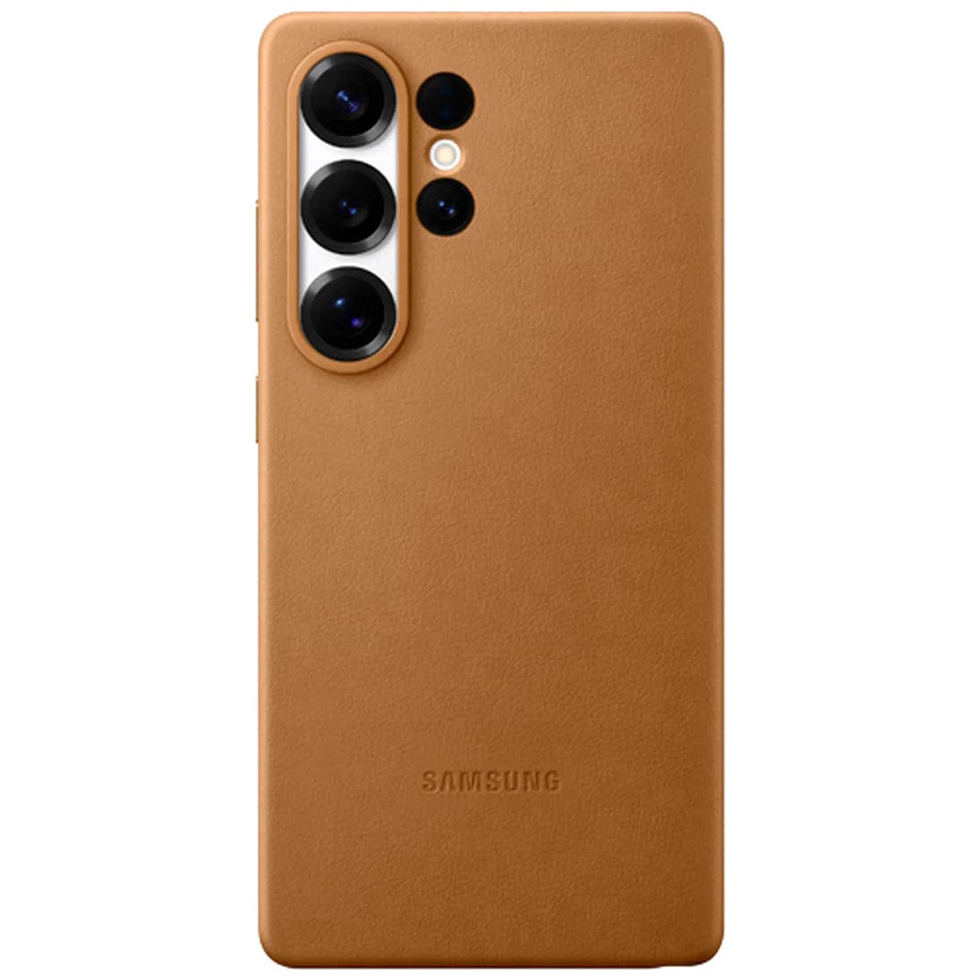 Premium Metal Camera Ring PU Leather Case