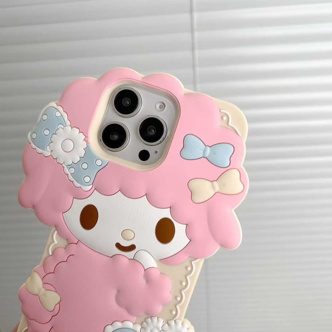 Cute Doll 3D Silicon Case For iPhone