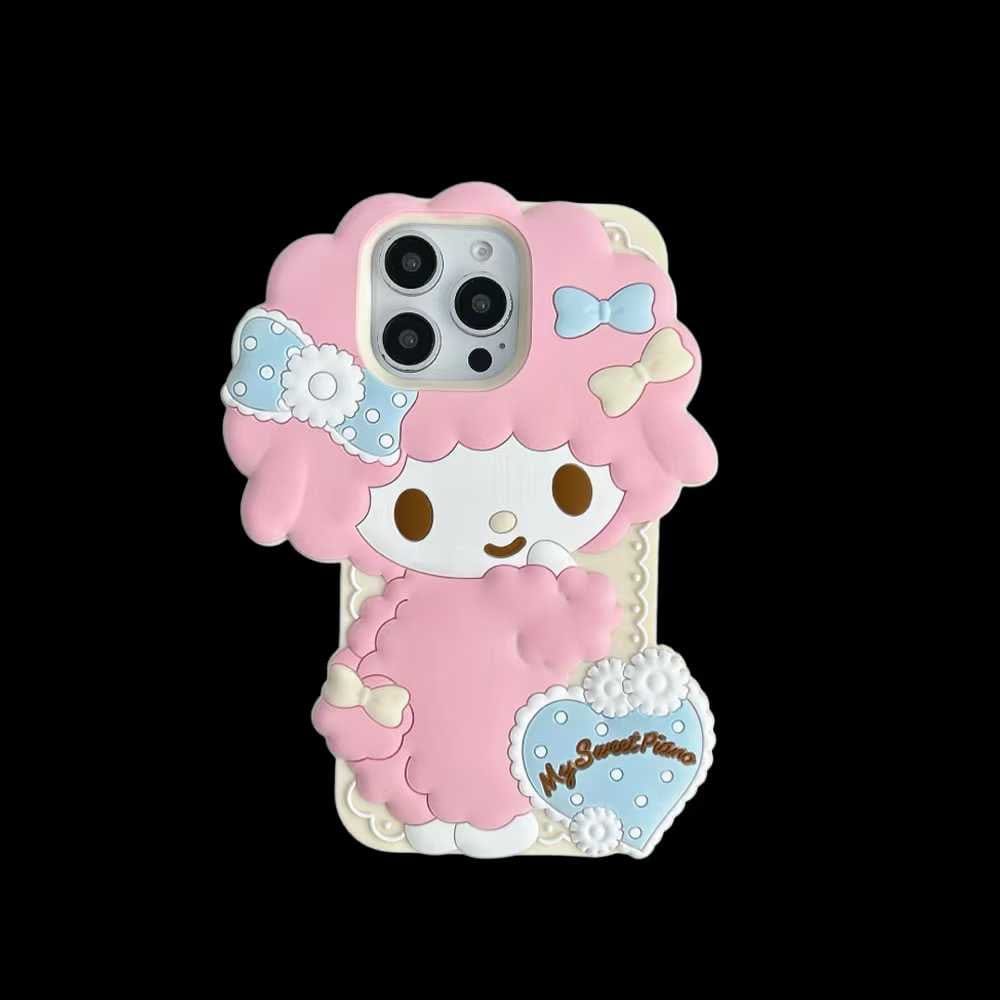 Cute Doll 3D Silicon Case For iPhone