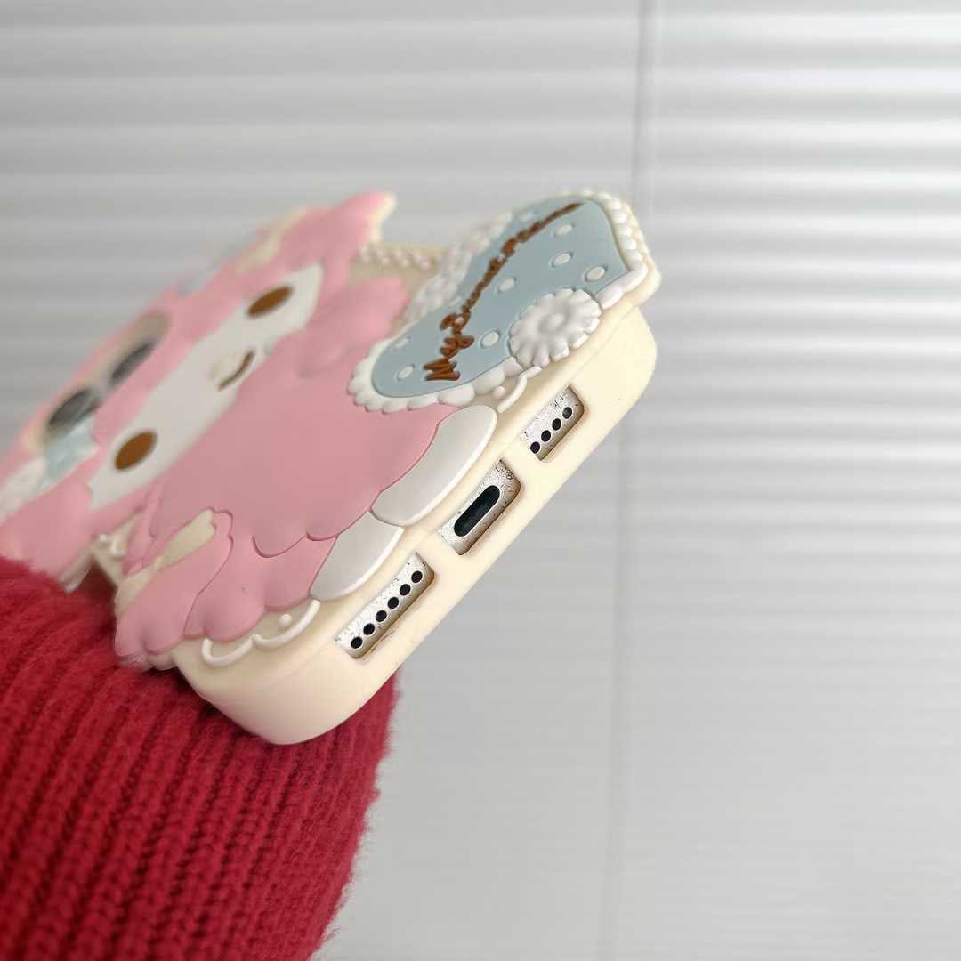Cute Doll 3D Silicon Case For iPhone