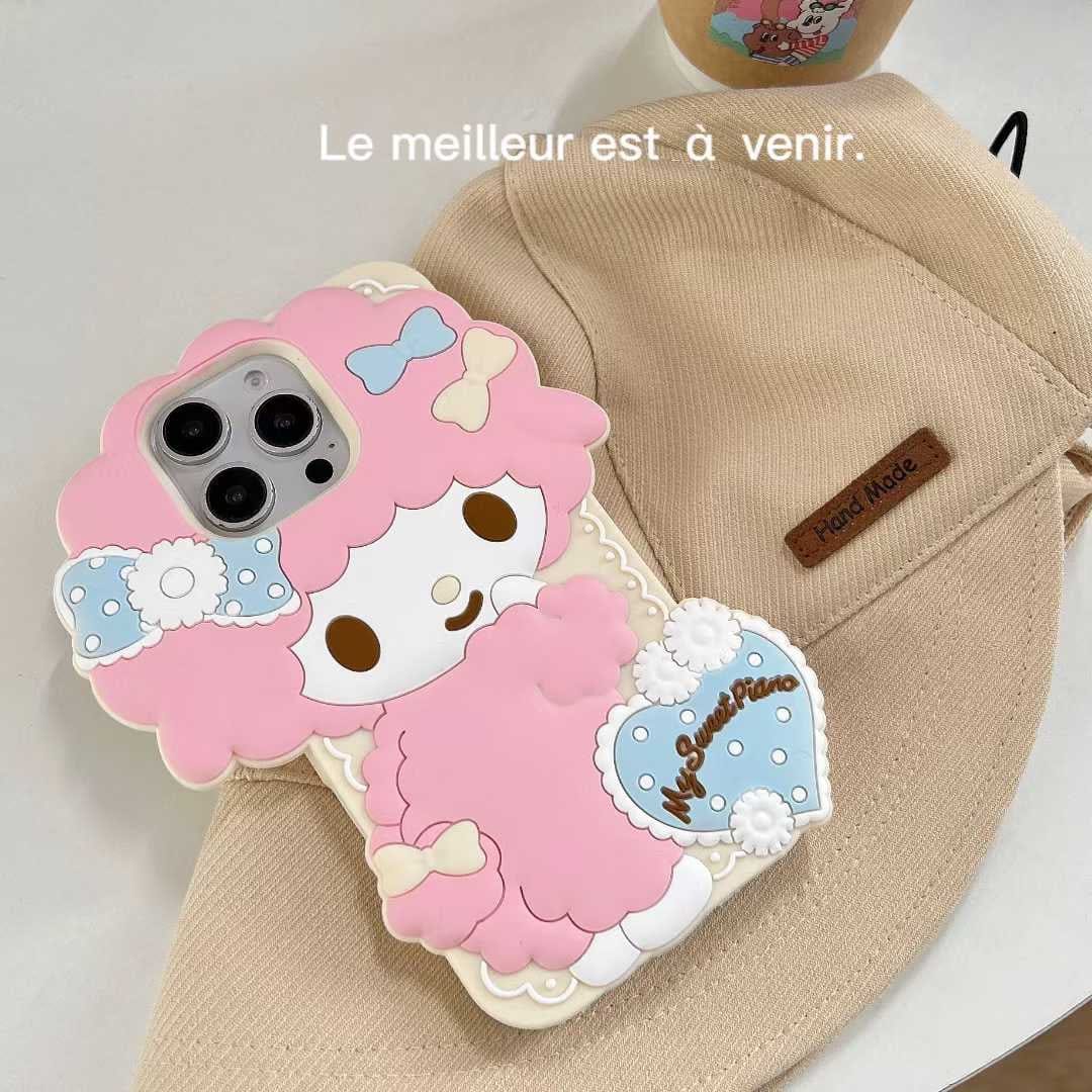 Cute Doll 3D Silicon Case For iPhone