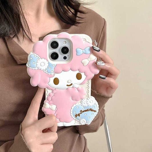 Cute Doll 3D Silicon Case For iPhone