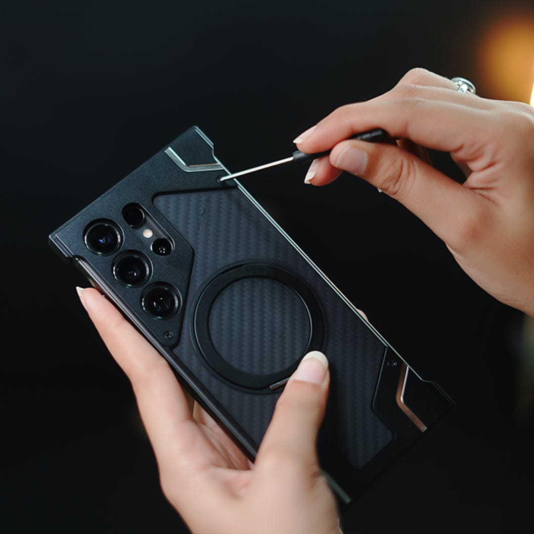 Reinforced Carbon Fiber Armor Case - Samsung