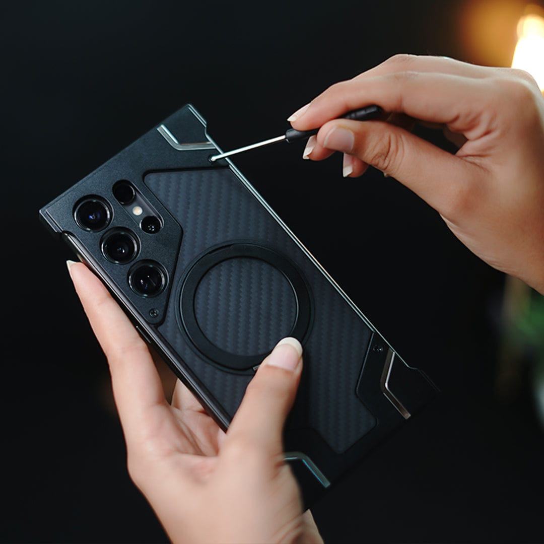 Reinforced Carbon Fiber Armor Case - Samsung