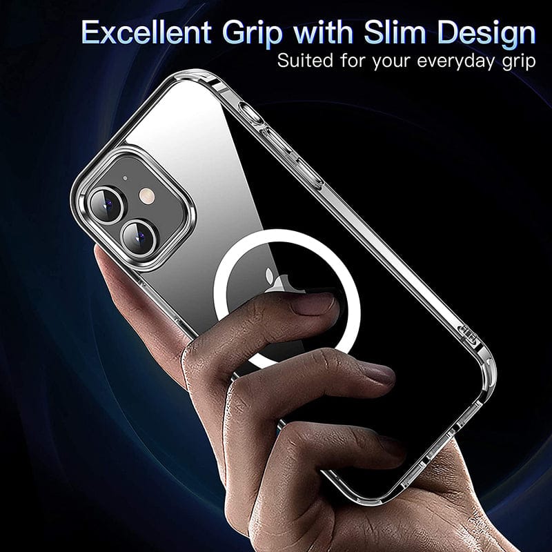 Magsafe Clear Non Yellowing Shockproof Case For iPhone