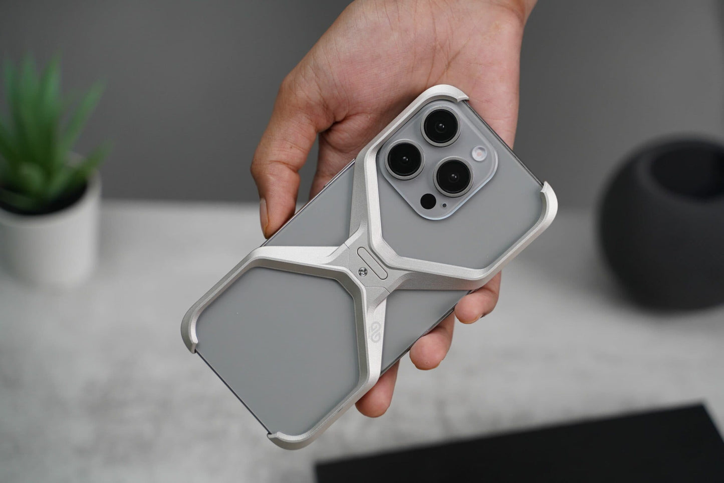 Titanium X Bumper Metal Case for iPhone