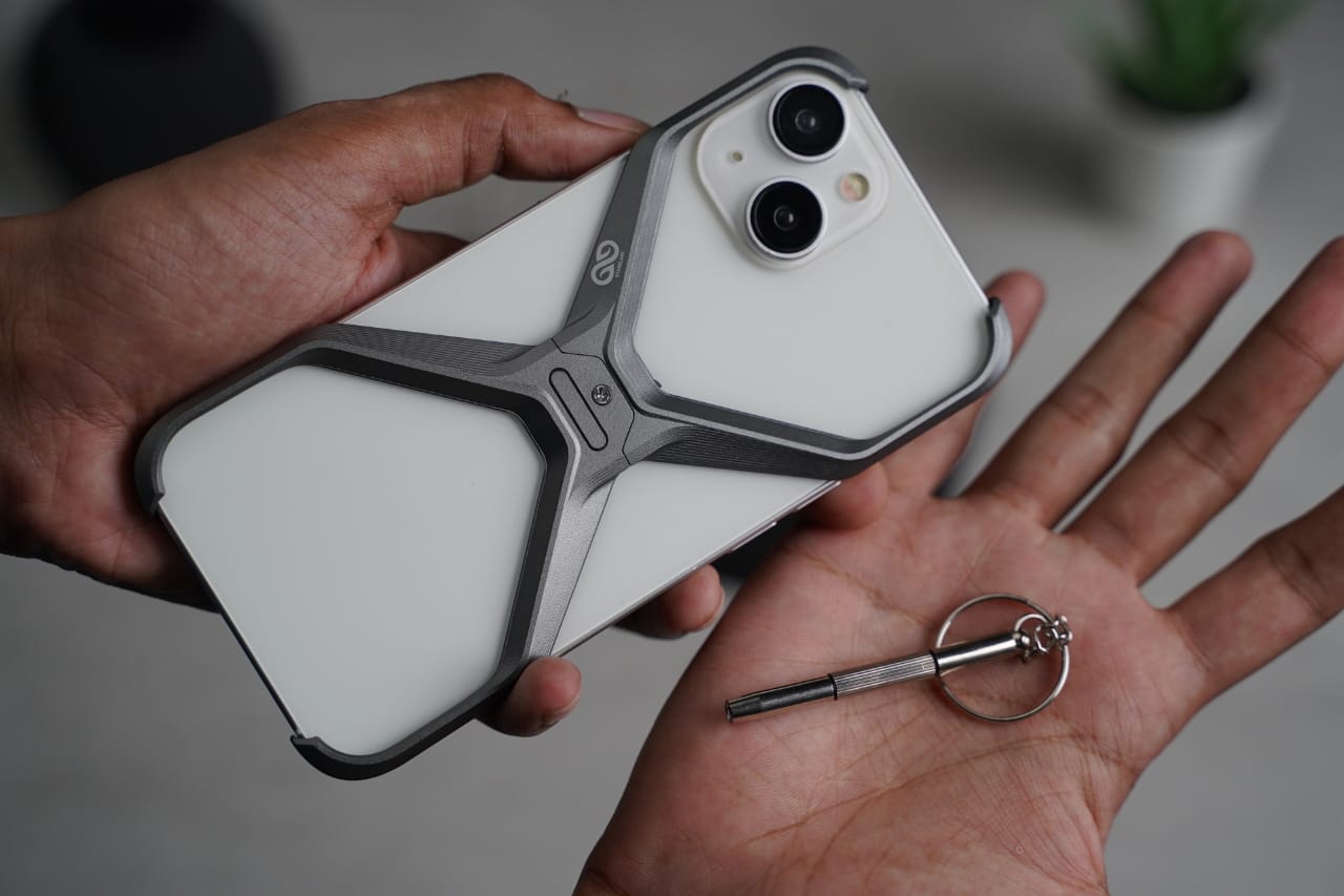 Titanium X Bumper Metal Case for iPhone