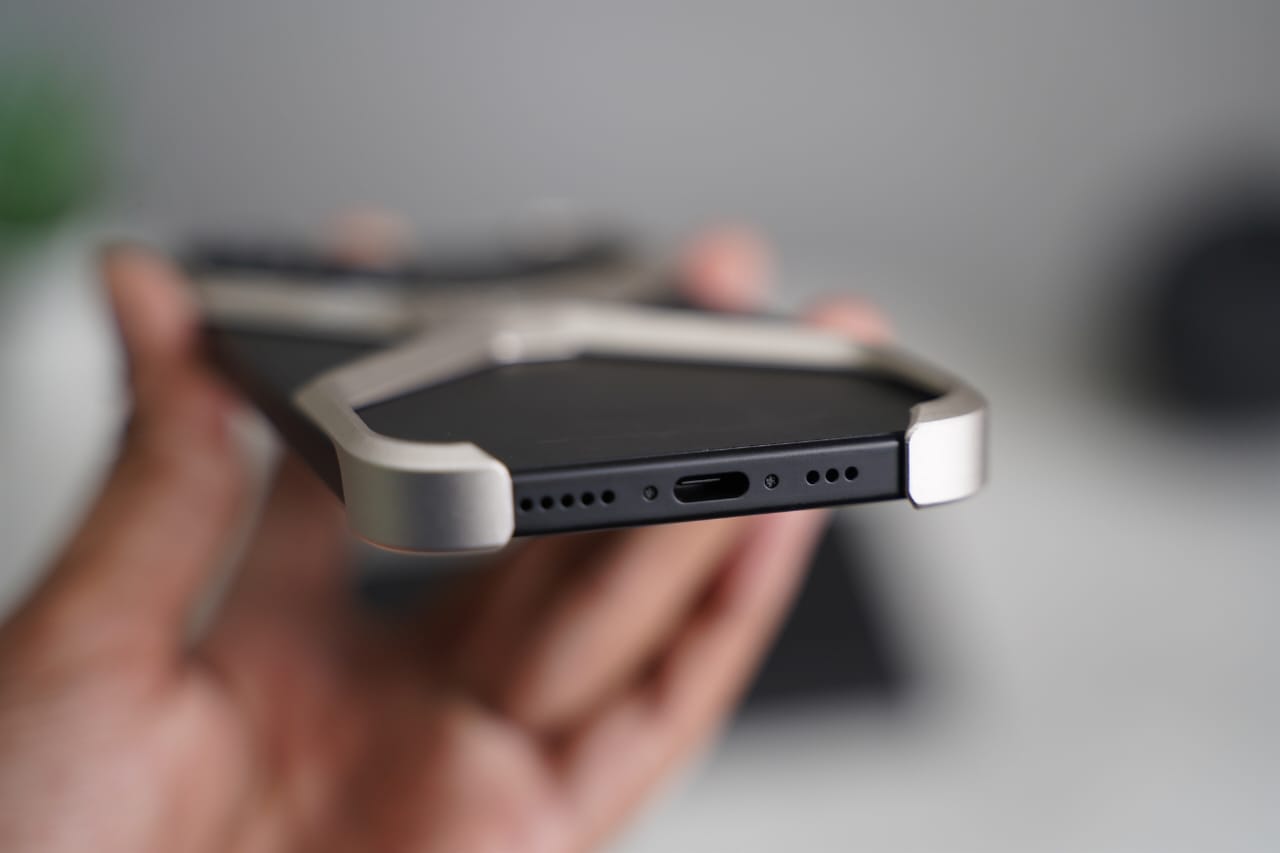 Titanium X Bumper Metal Case for iPhone