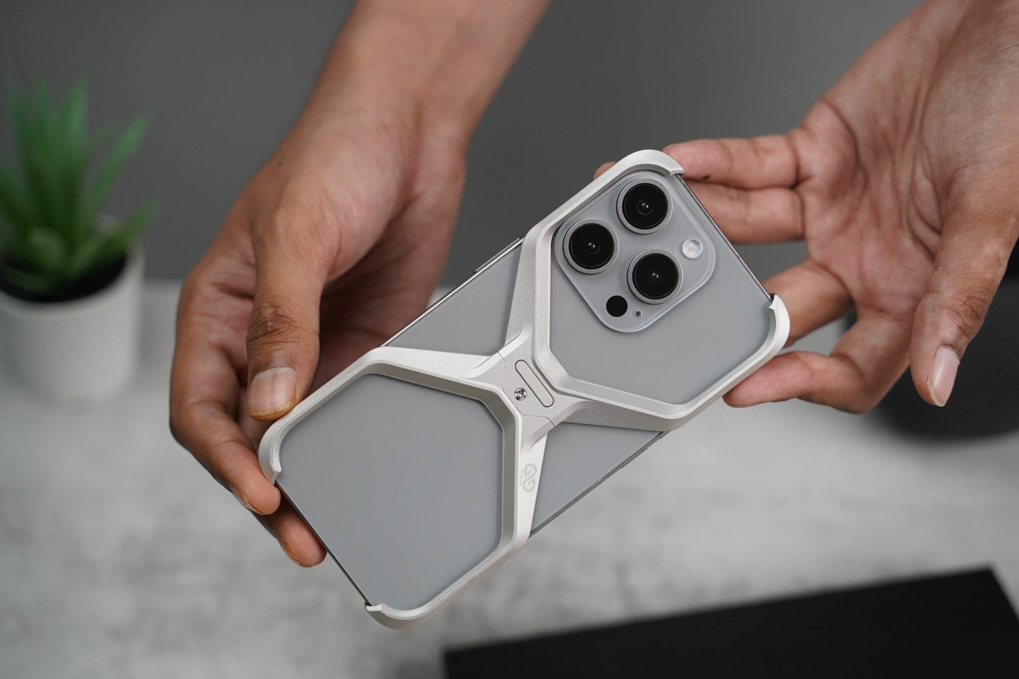 Titanium X Bumper Metal Case for iPhone
