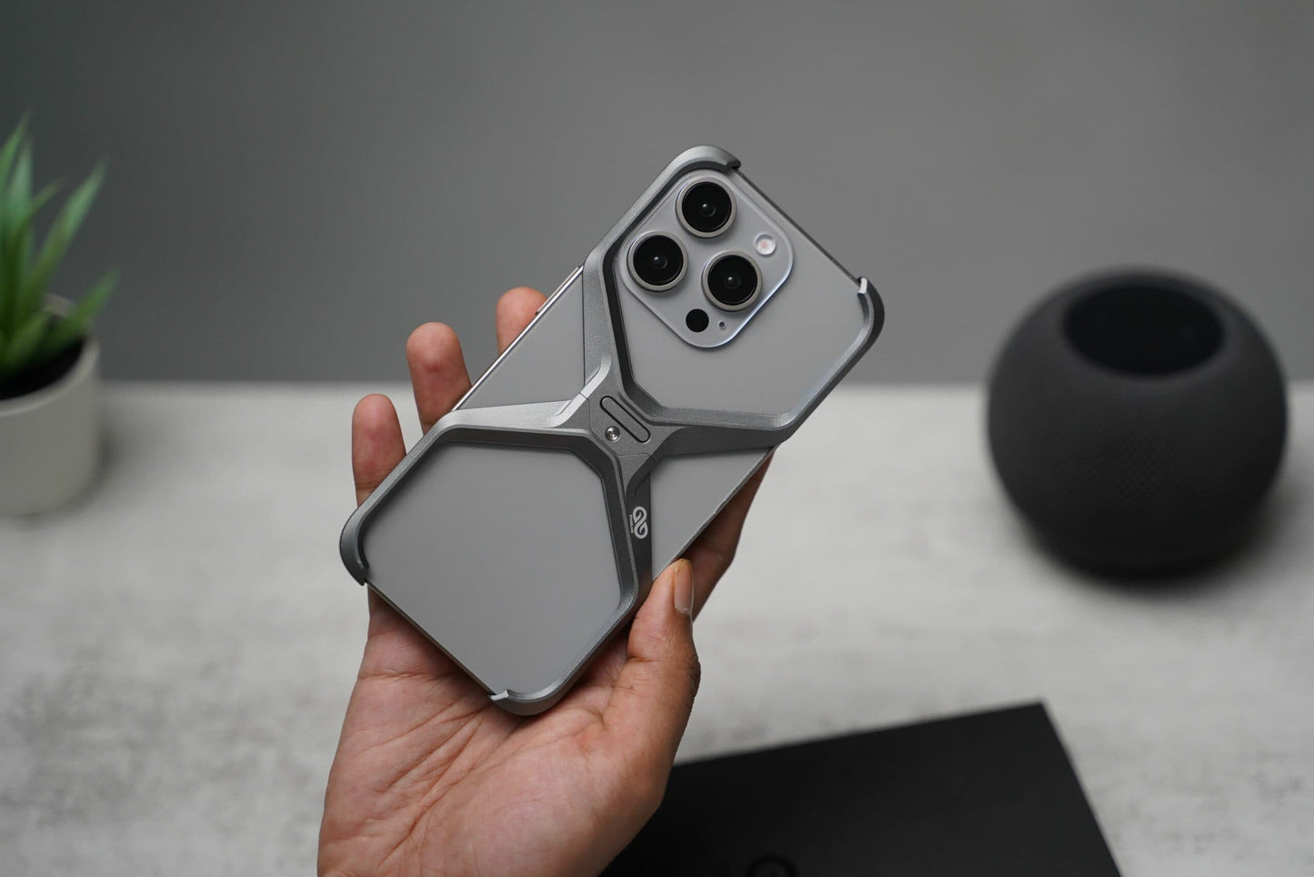 Titanium X Bumper Metal Case for iPhone