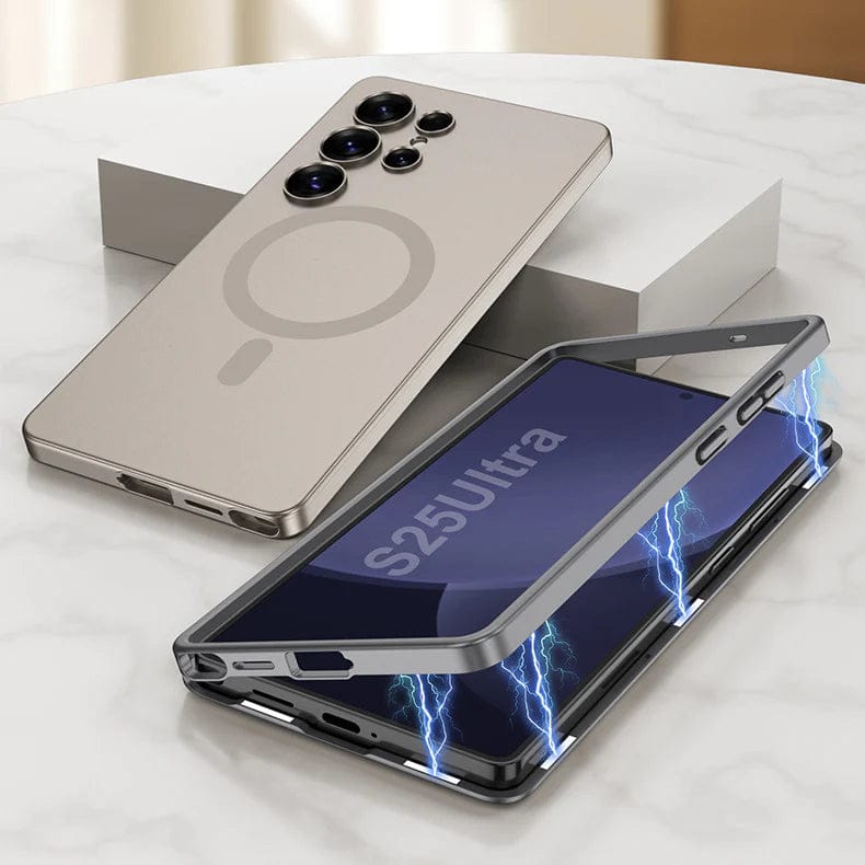 Edge Guard Frosted Dual Magnetic Case - Samsung
