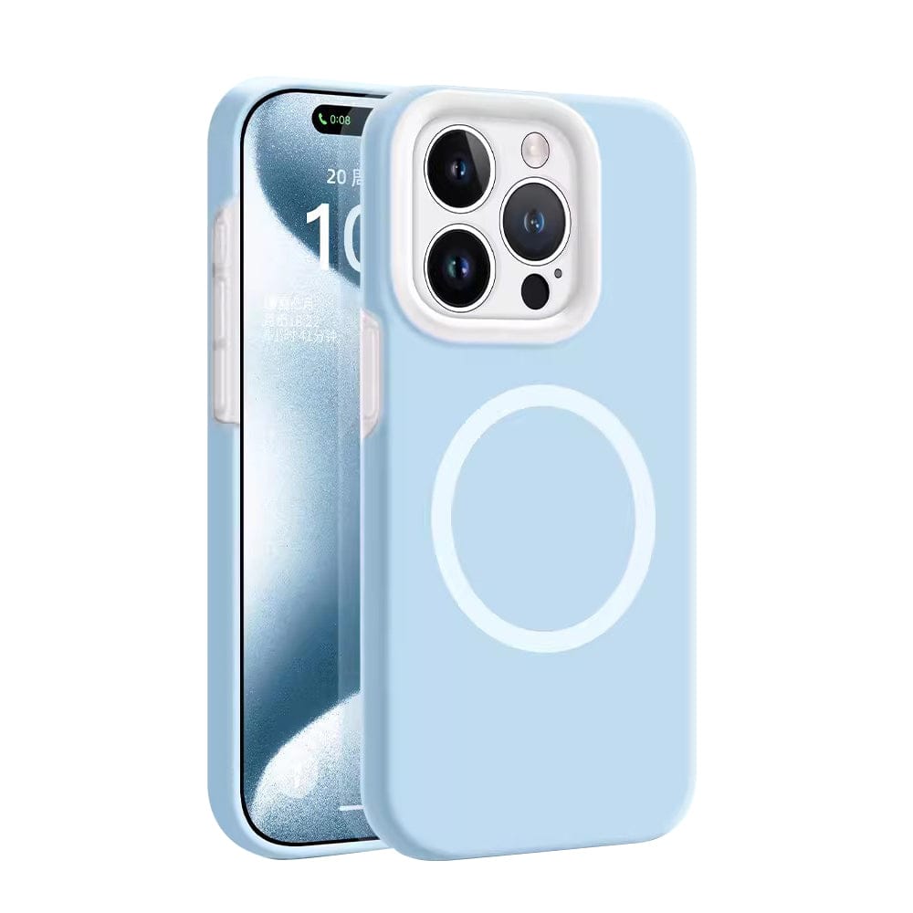 (Pack Of 3) iPhone Jelly Silicone MagSafe Case - Sea Blue