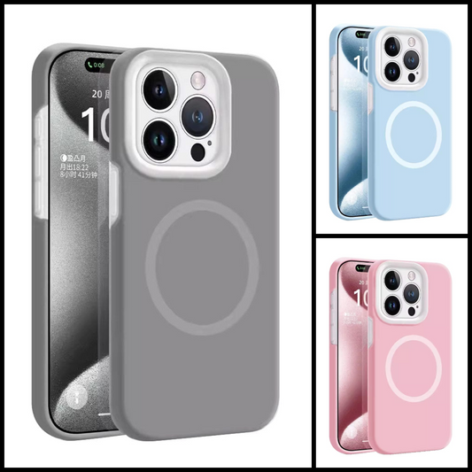 (Pack Of 3) iPhone Jelly Silicone MagSafe Case - Sea Blue