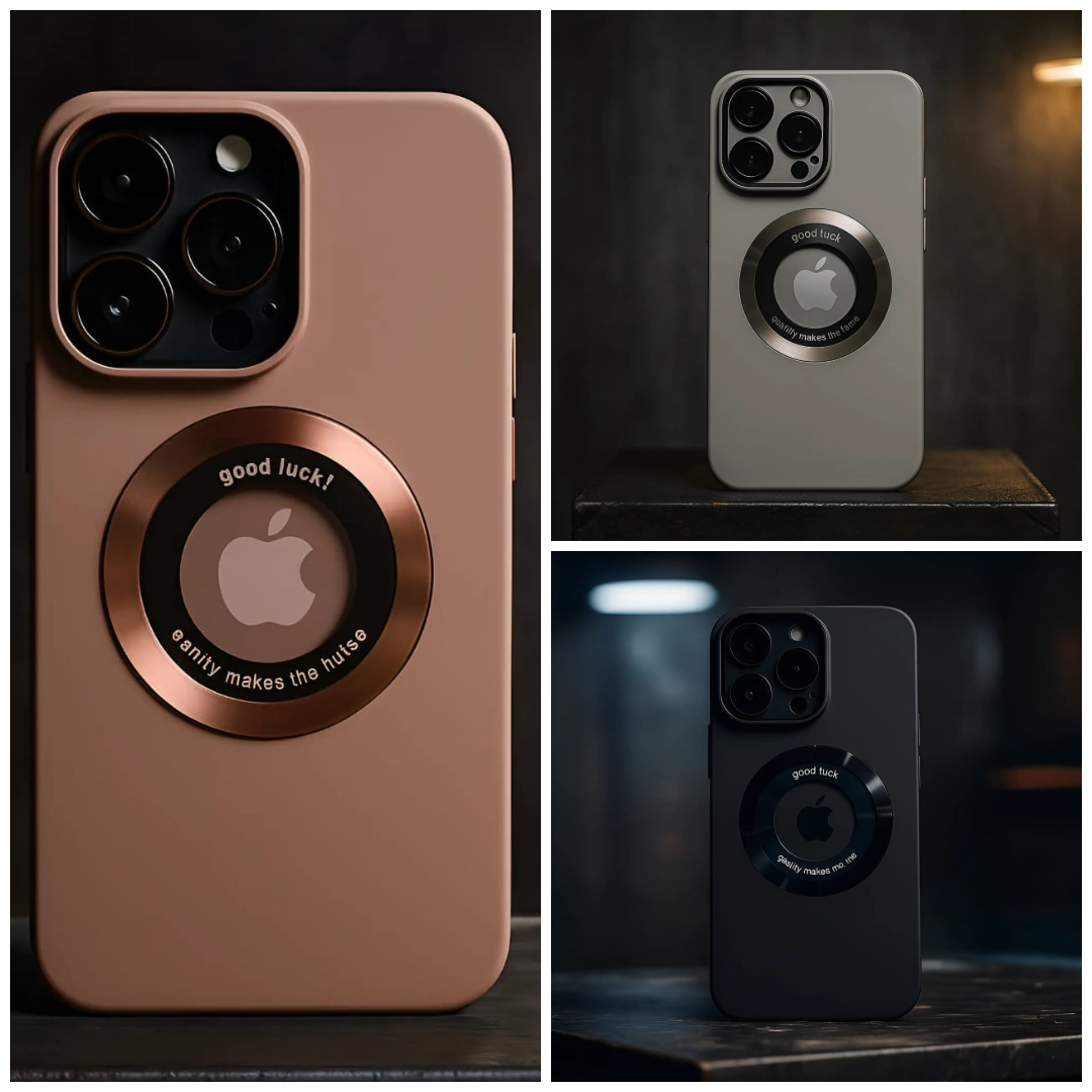 Combo Pack Of 3 Matte Lens Film Shockproof Magsafe Case - iPhone